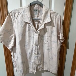 Vintage L.L. Bean Short Sleeve Camp Shirt